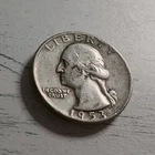 1953-D Washington Quarter 90% Silver ~ Free Shipping! #2