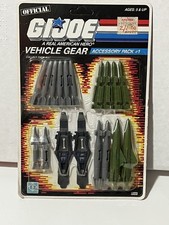 GI G I JOE 1986 VEHICLE GEAR ACCESSORY PACK  1 TORPEDOS MISSILES UNPUNCHED MOC
