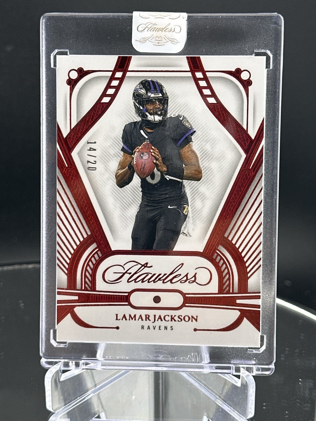 2024 Flawless Lamar Jackson #4 Baltimore Ravens Ruby /20 🔥