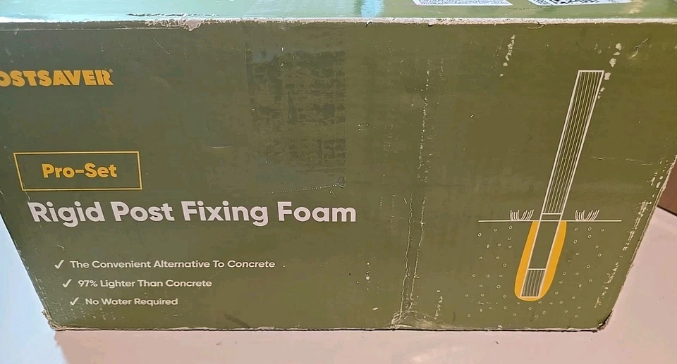 Postsaver Pro-Set espuma rígida de fijación de poste. Paquetes de 10.   1 paquete = 33,8 oz Mnf. 2025 Foto 2 de 4