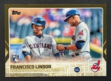 Francisco Lindor RC 2015 Topps Update Gold Rookie Card #us286 Mets Mint. rookie card picture