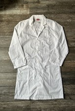 Dickies Pure White Lab Coat Size Extra Small Pockets preowned