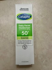Cetaphil® Daily Facial Moisturizer Sunscreen SPF 50+ • 1.7 fl oz •