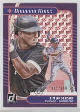 2021 Panini Donruss Diamond Kings One Hundred 31/100 Tim Anderson #7 0cv