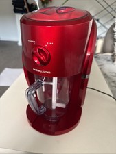 Andrew James Ice Shaver Machine Electric Ice Crusher Snow Cone Maker Red Used