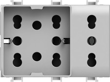 - Presa Da Incasso Side XL Compatibile Con Bticino® Matix™. 4 Prese in 1: Permet