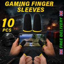 10x Mobile Game Thumb Sleeves Phone Gaming Finger sleeve Cod Mobile Anti-sweat.