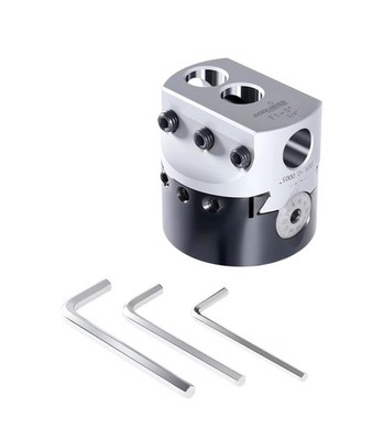 Accusize Industrial Tools 3'' Boring Head, 3/4'' Hole Size, 1'' Off Set, 1-1/...