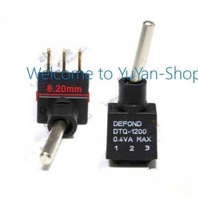 2pcs NEW DEFOND DTQ-1200 3pins 2 positions Toggle Switch Waterproof  #pk
