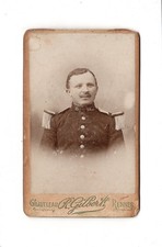 CDV Foto Franz&ouml;sischer Soldat Regiment 10 - Rennes 1890er