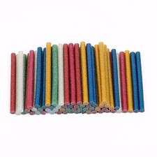 100 Pcs EVA Colorful Hot Melt Glitter Glue Sticks Strong Adhesive For Crafts 0.23 per stick