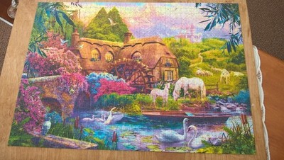 Puzzle 1000 Teile ''Feenland'' komplett & vollständig von meiner Frau getestet