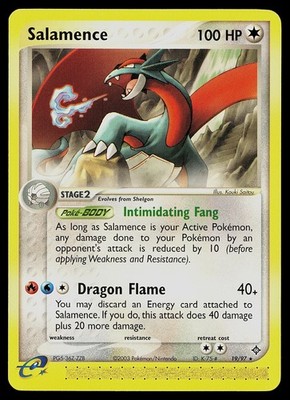 ポケモンカード Salamence 10/97 英語版 Pokemon Card - Salamence EX Dragon 19/97 Rare Non-Holo | eBay