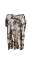 Old Navy Tropical Print Summer Cotton Beachy Tee Shirt Dress