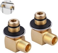 Installation Kit Commercial Faucet 2PCS Wall Mount Faucets Adapter 1/2" NPT Back