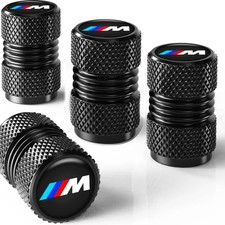 4pcs Tire Valve Stem Caps For Compatible Bmw M Series Black Universal Air Covers 4pcs Tire Valve Stem Caps For Compatible Bmw M Series Black Universal Air Covers