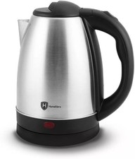 Electric Kettle 1.8L Stainless Steel 1500W Small Cordless Fast Boil BPA FREE UK