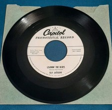 Ray Anthony WLP promo 45 Learnin' The Blues / Mmmm Mamie Capitol F3147 vg+