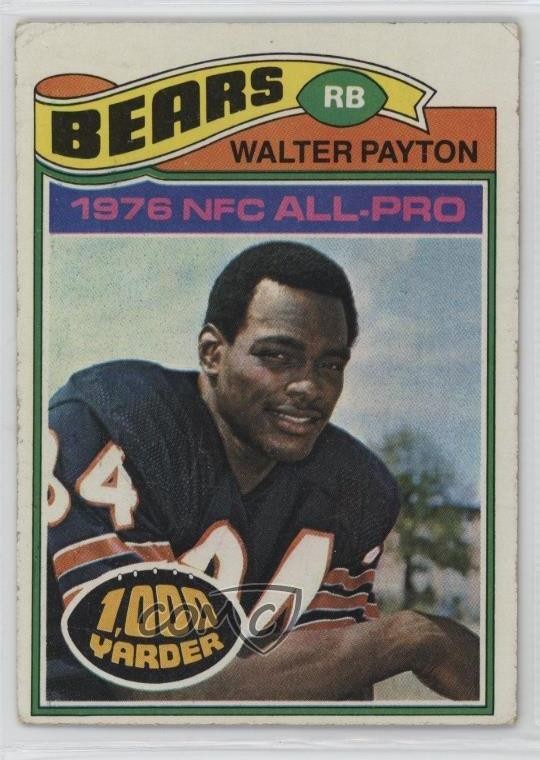1977 Topps All-Pro Walter Payton #360 HOF 0hr4
