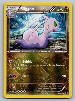 Pokemon Sliggoo Uncommon Reverse Holo XY - Ancient Origins 59/98 NM