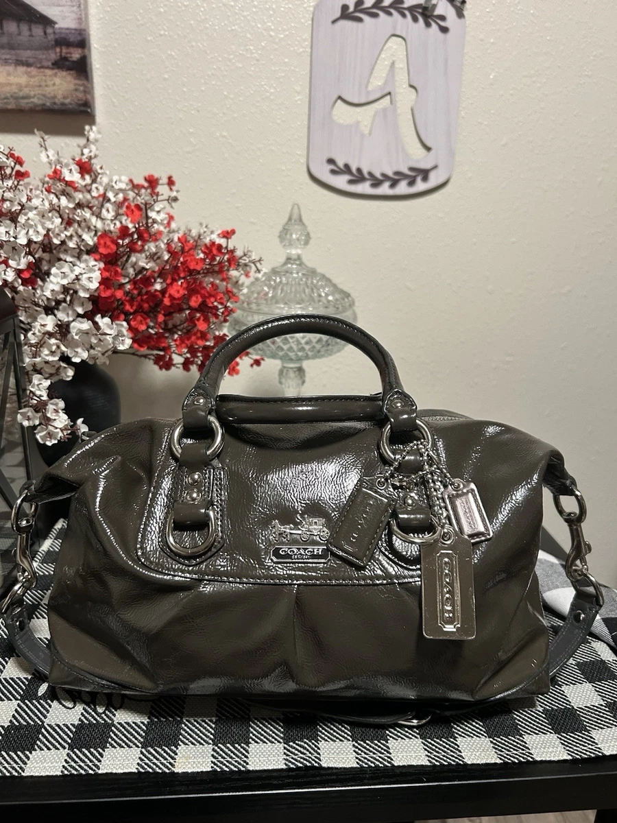 レディース COACH Madison Sabrina Satchel Gray