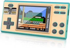 Kids Handheld Game Console with 200 Video Games for Kids, 16 Bit Games Travel To