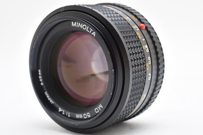 MINOLTA New MD 50mm F1.4 NMD 単焦点 標準 レンズ MINT] Minolta New MD NMD 50mm f1.4 Standard MF Lens for MD FROM