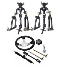 4 Wheel Front Drive Axle kit Steering Wheel Rack Swing Arm For Golf ATV Go Kart