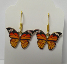 Butterfly Dangle Earrings NEW Handmade