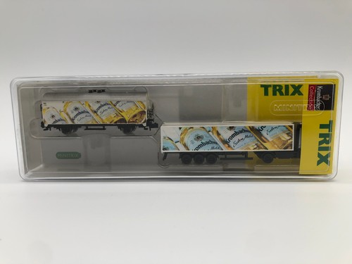 Trix 91059 | Krombacher-Set mit Güterwagen und Wiking LKW | Spur N | 1:160 | OVP | Zustand: Gebraucht
