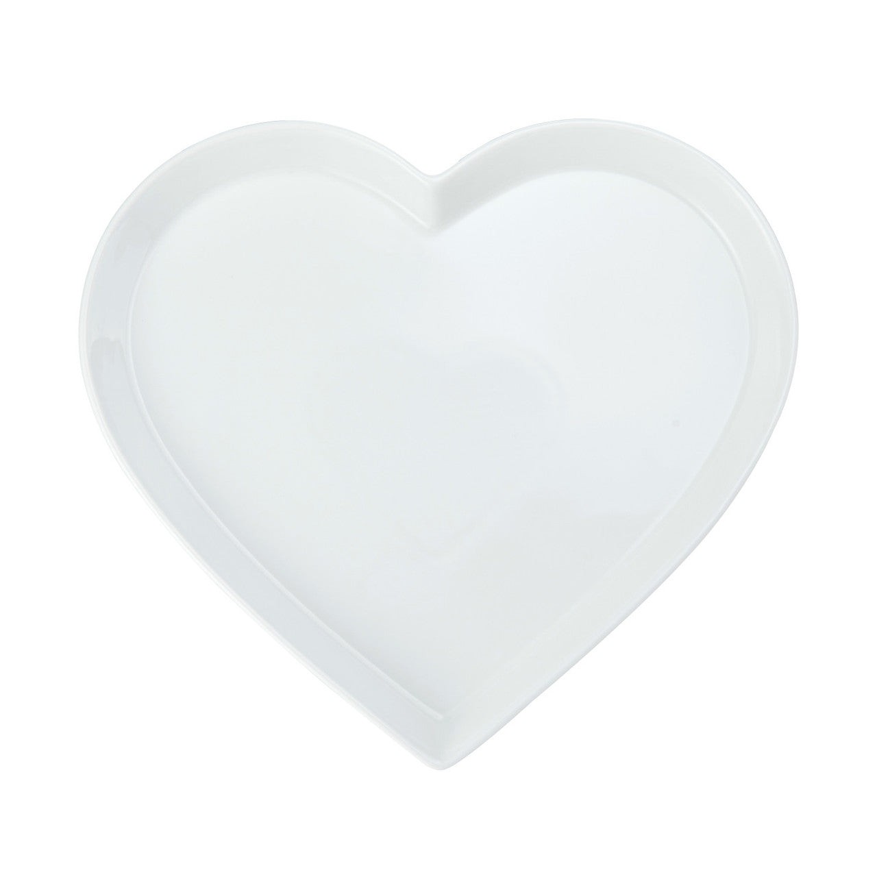 Mikasa Chalk Heart Porcelain Serving Platter White