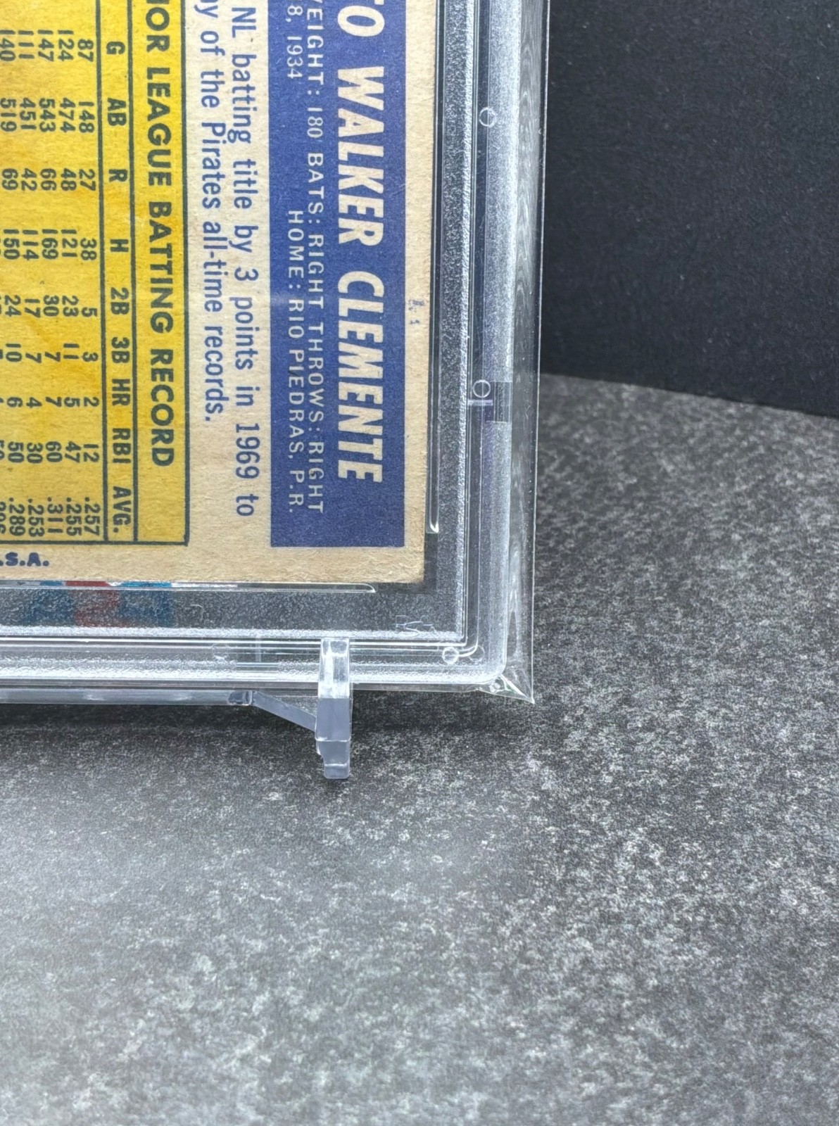 1970 Topps ROBERTO CLEMENTE Pirates Card (#350) Graded PSA 1  VERY LOW POP COUNT view 10