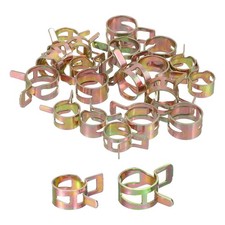ID 12mm 15mm 1/2" 9/16" Fuel Line Hose Clip,Pipe Clamp,Spring Hose Clamp,20PCS