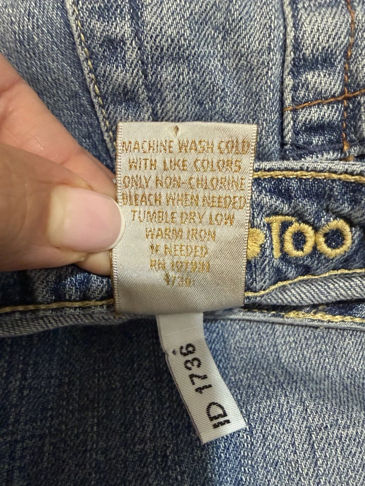 Jeans Limited Too niñas Y2K años 2000 tiro súper bajo 14 Foto 3 de 4