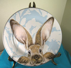 Williams Sonoma Rabbit Bunny Plate Easter Salad or Dessert Plate — photo 2