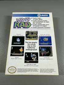 Totally Rad Nintendo NES Completo CIB Como Nuevo Sello Dorado