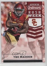2016 Panini Contenders Draft Picks Rush Week Tre Madden #6 h3a