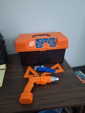 Home Depot Kids Plastic Tool Box 14 Inches Long. Does Not Latch