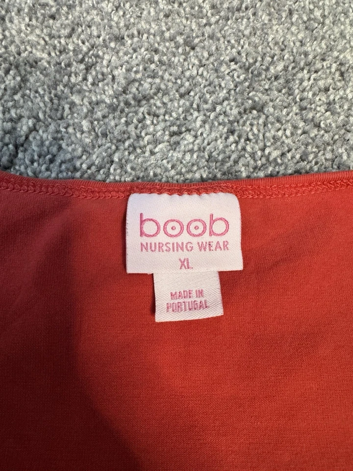 Boob Design Maternity Nursing Shirt Womens Large XL Tshirt - Image 3 of 4