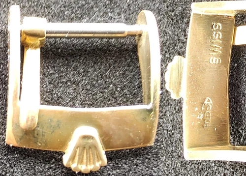 Original Vintage Rolex Buckle 12mm Inner YGP Excellent! ! L@@K! !