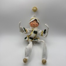 VINTAGE 2008 ANNALEE  CHRISTMAS ELF POSEABLE ...