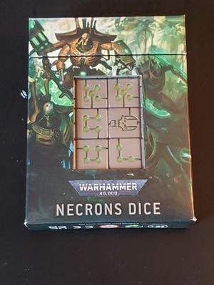 games workshop warhammer 40k necrons dice set