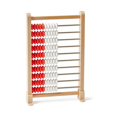 Mini 100 Bead Wooden Rekenrek, Abacus for Kids Math, Math Manipulatives Kinderga