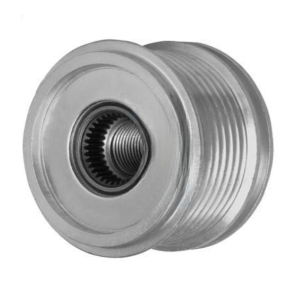 Polea alternador 61 mm diámetro exterior 7 ranuras para Mercedes-Benz C230 2003-2005 Foto 3 de 4