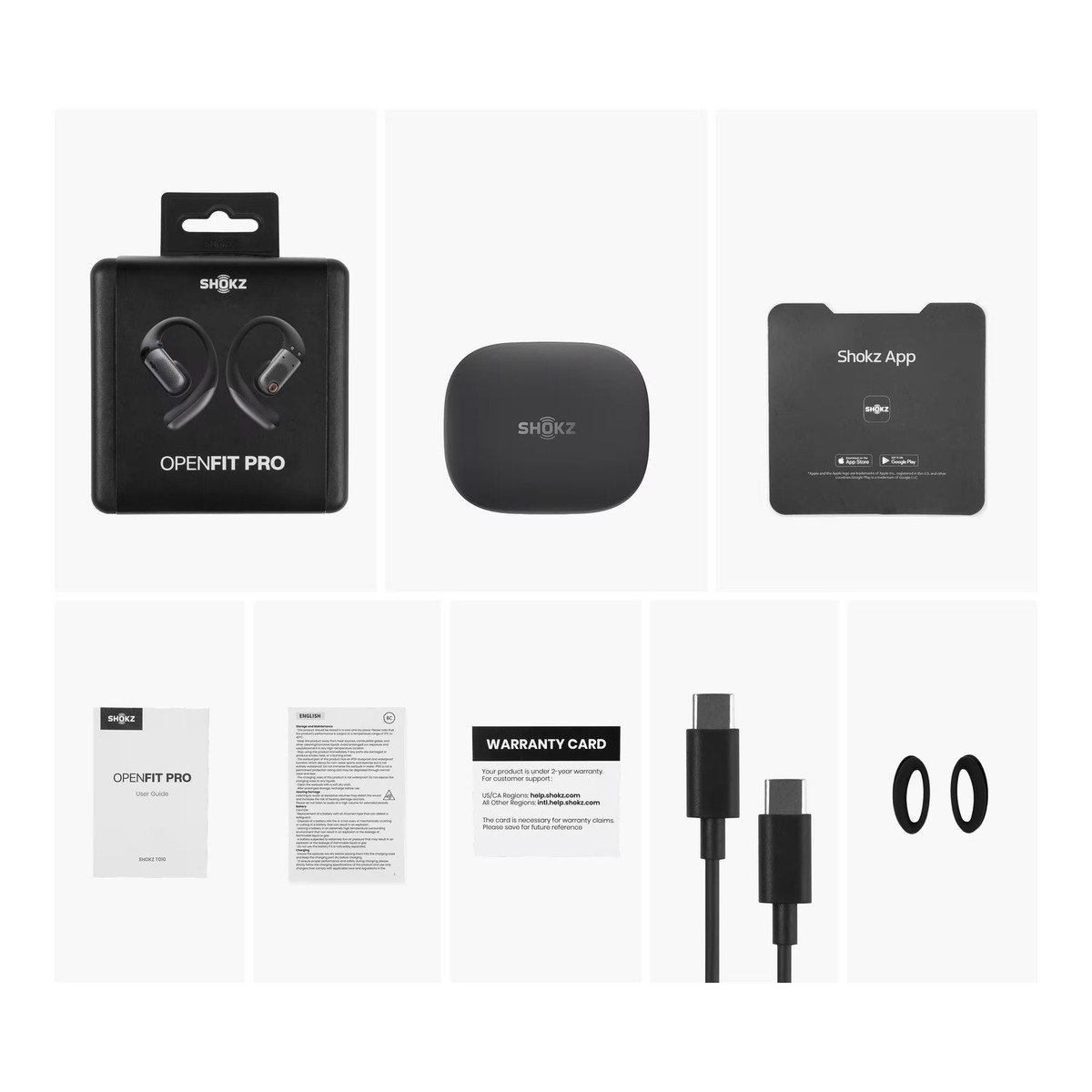Shokz - OpenFit Pro Open-Ear True Wireless Bluetooth Active Noise