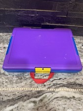 Vintage Original Lap Desk Company Computer Desk W/ Storage- Colorful Works