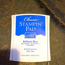 Stampin' Up Classic Stampin' Pad Brilliant Blue Water-Based Dye Ink