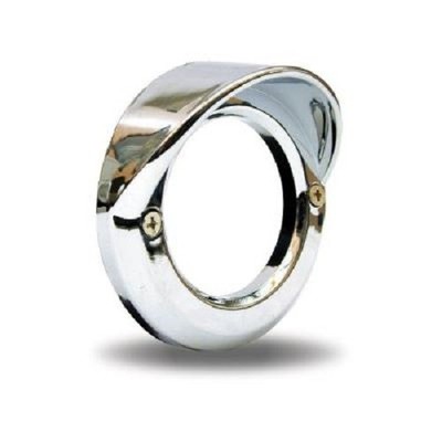 TBEZ-2HCH2 Bezel-2.5in Chrome Plastic-Visor