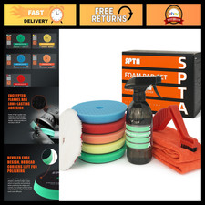 10 Pcs Detailing Set - Buffing Polishing Pads, Microfiber Towels  Cleaner for P