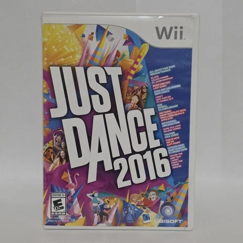 Just Dance 2016 Nintendo Wii Music & Dance Multiplayer Tested-Working